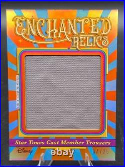 2025 Topps Disneyland 70th Anniversary Enchanted Relics Star Tours Orange /25