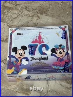 2025 Topps Disneyland 70th Anniversary FACTORY SEALED Hobby Box! 2 #'ed Parallel