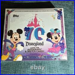 2025 Topps Disneyland 70th Anniversary Factory Sealed Hobby Box New