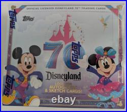 2025 Topps Disneyland 70th Anniversary Hobby Box Factory Sealed 12 Packs