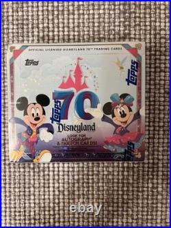 2025 Topps Disneyland 70th Anniversary Hobby Box Factory Sealed In Hand