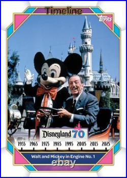 2025 Topps Disneyland 70th Anniversary Hobby Box In Hand