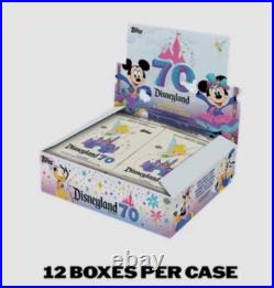 2025 Topps Disneyland 70th Anniversary Hobby Box Sealed Case (PRESALE)