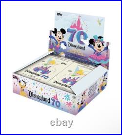 2025 Topps Disneyland 70th Anniversary Hobby Box Sealed Disney