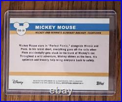 2025 Topps Disneyland 70th Anniversary Mickey Mouse #T55-10 Black /10