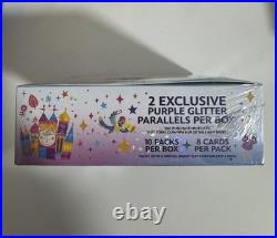 2025 Topps Disneyland 70th Anniversary PARK EXCLUSIVE Hobby Box Purple Glitter 2025 Topps Disneyland 70th Anniversary PARK EXCLUSIVE Hobby Box Purple Glitter