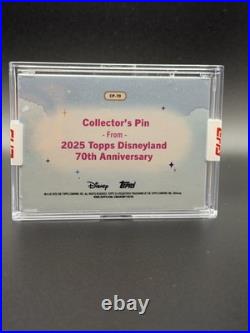 2025 Topps Disneyland 70th Anniversary Rare Collector's Pin Card #CP-70 /70