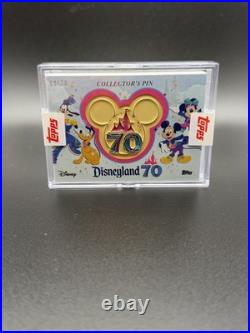 2025 Topps Disneyland 70th Anniversary Rare Collector's Pin Card #CP-70 /70