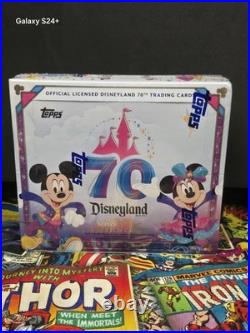 2025 Topps Disneyland 70th Anniversary Sealed Hobby Box 96 Cards (12x8) Packs