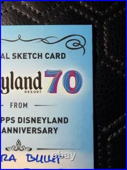 2025 Topps Disneyland 70th Anniversary Sketch Card 1/1 Send Offers Damaged