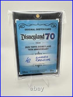 2025 Topps Disneyland 70th Anniversary Sketch Card Ray the Firefly 1/1