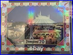 2025 Topps Disneyland 70th Anniversary Space Mountain Red & White Light Bulb /5