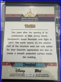 2025 Topps Disneyland 70th Anniversary Space Mountain Red & White Light Bulb /5