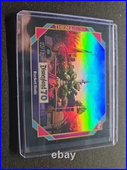 2025 Topps Disneyland 70th Anniversary Then & Now Rocket Road Black Parallel /10