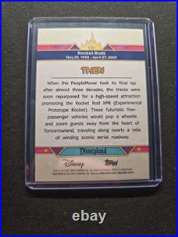 2025 Topps Disneyland 70th Anniversary Then & Now Rocket Road Black Parallel /10