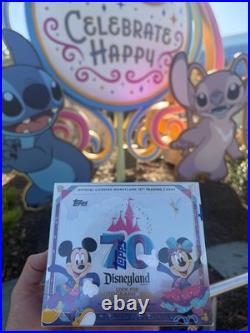 2026 Topps EXCLUSIVE Disneyland Resort 70th Anniversary Hobby Box