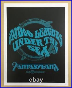 20,000 Leagues Under The Sea Framed Poster Disneyland 50Th Anniversary