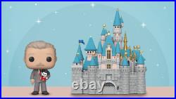 2 Disneyland 65th Anniversary Sleeping Beauty Castle with Walt Disney Funko Pops