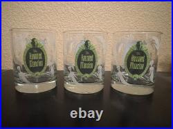 (3) Disneyland 2009 Haunted Mansion 40th Anniversary Shag Glasses