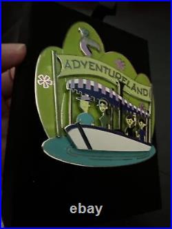 3 Disneyland Shag 50th Anniversary Pins Adventureland Frontierland Main Street