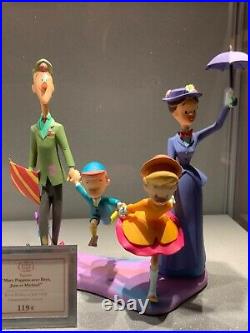 3 Figurine Disneyland Paris By Kevin Jody Mary Poppins limited 55 Anniversary
