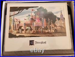 50th Anniversary Disneyland Poster & Portfolios & Fantasy Faire Print All 4 Rare