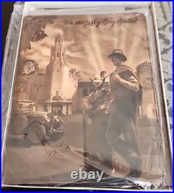 50th Anniversary Disneyland Poster & Portfolios & Fantasy Faire Print All 4 Rare
