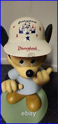 50th Anniversary Mickey Mouse At Disneyland Figure Statue RARE