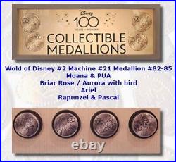 5 Newest Sets of Disneyland 100th Medallions (Now Retired)