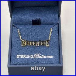 70th Anniversary CRISLU Disney Parks Exclusive Disneyland Marquee Necklace