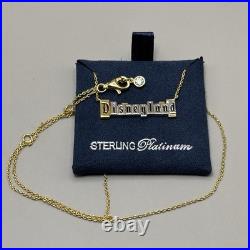 70th Anniversary CRISLU Disney Parks Exclusive Disneyland Marquee Necklace