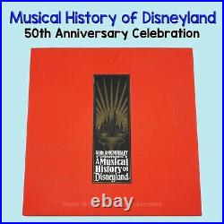 A Musical History of Disneyland 50th Anniversary 6 CD Set Book Vinyl Album