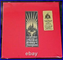 A Musical History of Disneyland, 50th Anniversary 6 cd, LP, & Book (Sealed)