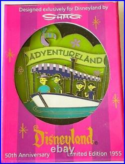 Adventureland Shag Disneyland 50th Anniversary Pin Limited Edition 1955