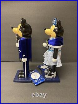 Alex Maher Disneyland 60th Diamond Celebration Mickey Minnie Nutcracker 2015 SET Alex Maher Disneyland 60th Diamond Celebration Mickey Minnie Nutcracker 2015 SET