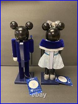 Alex Maher Disneyland 60th Diamond Celebration Mickey Minnie Nutcracker 2015 SET Alex Maher Disneyland 60th Diamond Celebration Mickey Minnie Nutcracker 2015 SET