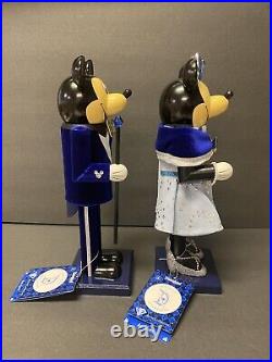Alex Maher Disneyland 60th Diamond Celebration Mickey Minnie Nutcracker 2015 SET Alex Maher Disneyland 60th Diamond Celebration Mickey Minnie Nutcracker 2015 SET