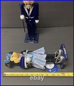 Alex Maher Disneyland 60th Diamond Celebration Mickey Minnie Nutcracker 2015 SET Alex Maher Disneyland 60th Diamond Celebration Mickey Minnie Nutcracker 2015 SET