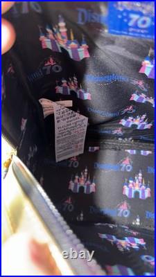 BUNDLE Disney Parks Disneyland 70th Anniversary Gold Loungefly NWOT & Ears NWT