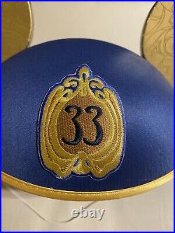 Brand Newith Never Worn Disneyland Club 33 65th Anniversary Mickey Mouse Ears