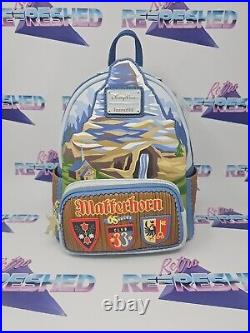 CLUB 33 Disneyland Matterhorn 65th Anniversary Loungefly Backpack Limited Ed