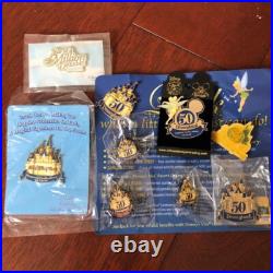 California Disneyland 50th Anniversary Pin Badge Cast Member Exclusive Pin Rare California Disneyland 50th Anniversary Pin Badge Cast Member Exclusive Pin Rare