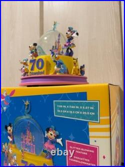 California Disneyland 70th Anniversary Snow Globe Disney Spring Lottery