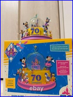 California Disneyland 70th Anniversary Snow Globe Disney Spring Lottery