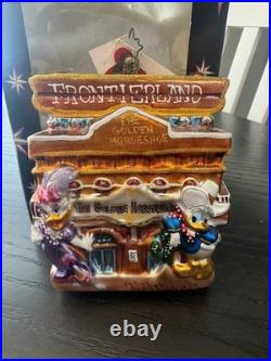 Christopher Radko Disney 50th Anniversary FRONTIERLAND Ornament LE 1955 NiB mint