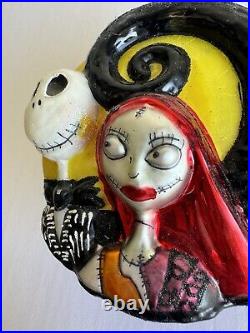 Christopher Radko Jack & Sally 15th Anniversary Ornament LE Disneyland READ