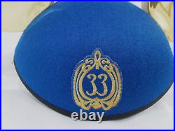 Club 33 50TH Anniversary Mickey Mouse Ears Blue with Gold Ears Disneyland RARE NEW