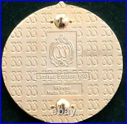 Club 33 Disneyland 65th Anniversary LE Charger Plate Pin ROCKET TO THE MOON NIB