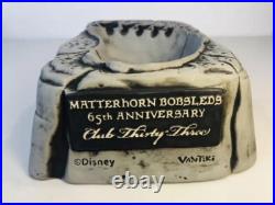 Club 33 Disneyland 65th Anniversary Matterhorn Yeti Footprint Tiki Bowl NIB Club 33 Disneyland 65th Anniversary Matterhorn Yeti Footprint Tiki Bowl NIB
