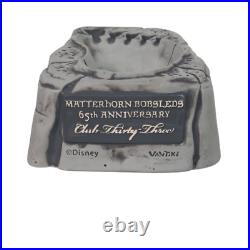 Club 33 Disneyland 65th Anniversary Matterhorn Yeti Footprint Tiki Bowl Open Box